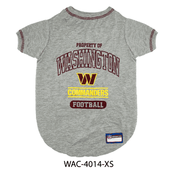 Washington Commanders Pet Tee Shirt X-Small