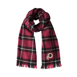 Washington Commanders Plaid Blanket Scarf MN-BLK