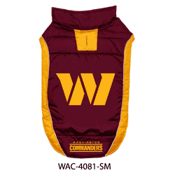 Washington Commanders Puffer Vest Small
