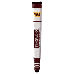 Washington Commanders Putter Grip (White with colored stripes)