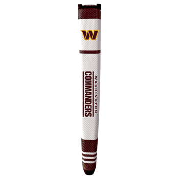 Washington Commanders Putter Grip (White with colored stripes)