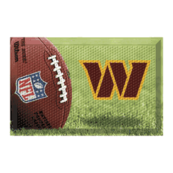 Washington Commanders Rubber Scraper Door Mat
