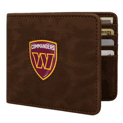 Washington Commanders Shield Wallet - Brown