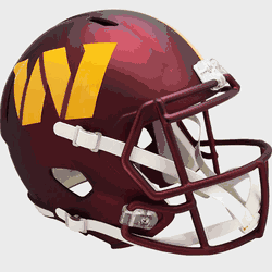 Washington Commanders Speed Replica Full Size Football Helmet Anodized Maroon