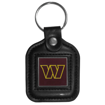 Washington Commanders Square Leatherette Key Chain
