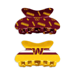 Washington Commanders Team Hair Claw Set