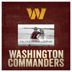 Washington Commanders Team Name 10"x10" Frame