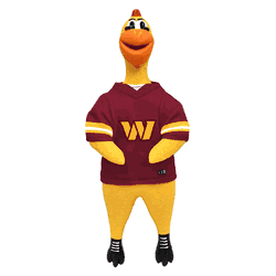 Washington Commanders Team Rubber Chicken Toy