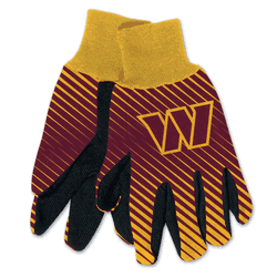 Washington Commanders Two Tone Adult Size Gloves