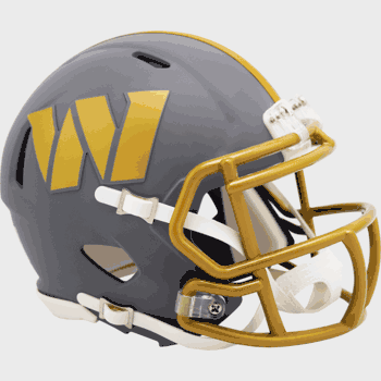 Washington Football Team NFL Mini Speed Football Helmet SLATE
