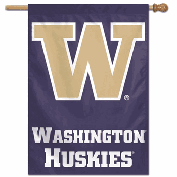 Washington Huskies Banner 28x40 Vertical Alternate Design