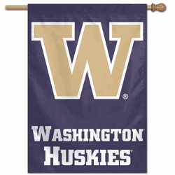 Washington Huskies Banner 28x40 Vertical Alternate Design