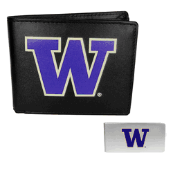 Washington Huskies Bi-fold Wallet & Money Clip