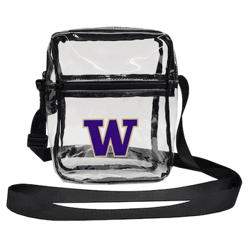 Washington Huskies Clear Sideline Purse