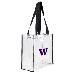 Washington Huskies Clear Square Stadium Tote