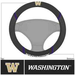 Washington Huskies Embroidered Steering Wheel Cover