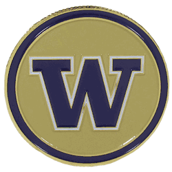 Washington Huskies Golf Ball Marker, Logo