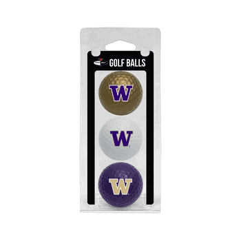 Washington Huskies Golf Balls - 3 Pack