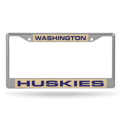 Washington Huskies Laser Chrome Frame