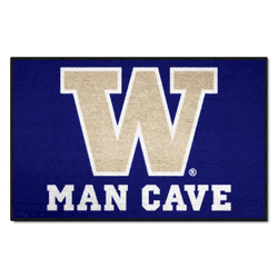Washington Huskies Man Cave Starter Mat Accent Rug - 19in. x 30in.
