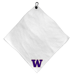 Washington Huskies Microfiber Small Towel - 15" x 15" (White)