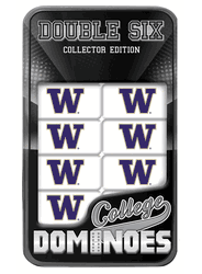 Washington Huskies NCAA Dominoes