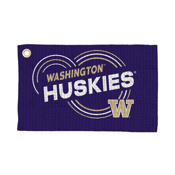 Washington Huskies NCAA Droplets Waffle Fan Towel 16x25 inches