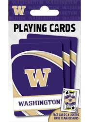 Washington Huskies NCAA Playing Cards