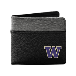 Washington Huskies Pebble BiFold Wallet BLCK