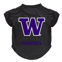 Washington Huskies Pet T-Shirt Large