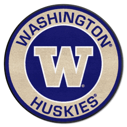 Washington Huskies Roundel Rug - 27in. Diameter