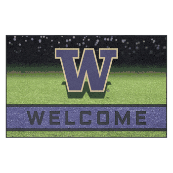 Washington Huskies Rubber Door Mat - 18in. x 30in.