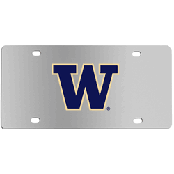 Washington Huskies Steel License Plate Wall Plaque