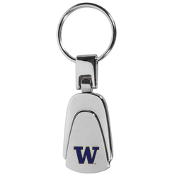 Washington Huskies Steel Teardop Key Chain