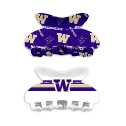 Washington Huskies Team Hair Claw Set