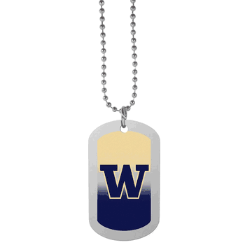 Washington Huskies Team Tag Necklace