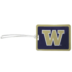 Washington Huskies Vinyl Luggage Tag