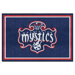 Washington Mystics 5ft. x 8 ft. Plush Area Rug