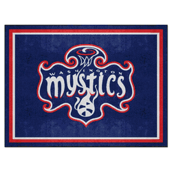 Washington Mystics 8ft. x 10 ft. Plush Area Rug