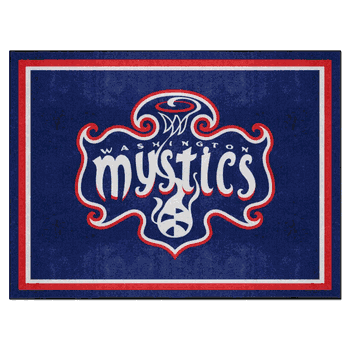 Washington Mystics 8ft. x 10 ft. Plush Area Rug