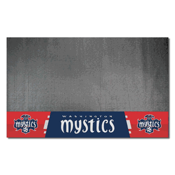 Washington Mystics Vinyl Grill Mat - 26in. x 42in.