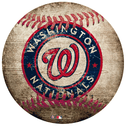 Washington Nationals 12" Baseball Shaped Sign