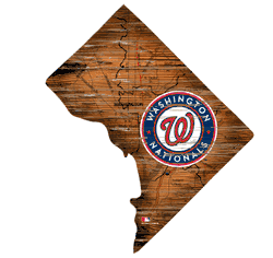 Washington Nationals 12" Mini Roadmap State Sign