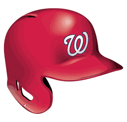Washington Nationals 12in Authentic Helmet Sign