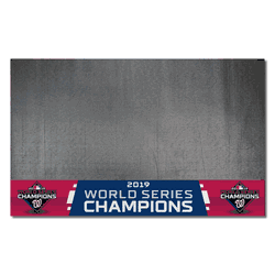 Washington Nationals 2019 World Series Champions Vinyl Grill Mat - 26in. x 42in.