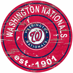 Washington Nationals 24" Established Date Round Sign