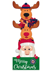 Washington Nationals 31" Santa Stack Leaner