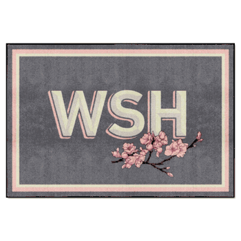 Washington Nationals 5ft. x 8 ft. Plush Area Rug