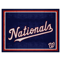 Washington Nationals 8ft. x 10 ft. Plush Area Rug