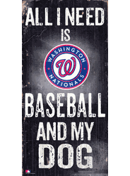Washington Nationals Baseball and My Dog Sign